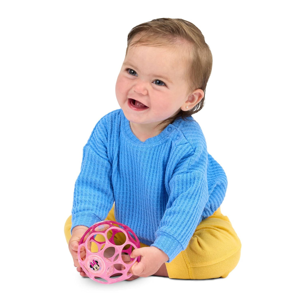 Bright Starts Oball Easy Grasp Classic Ball BPA-Free Infant Toy,Age Newborn and up, 4 Inches