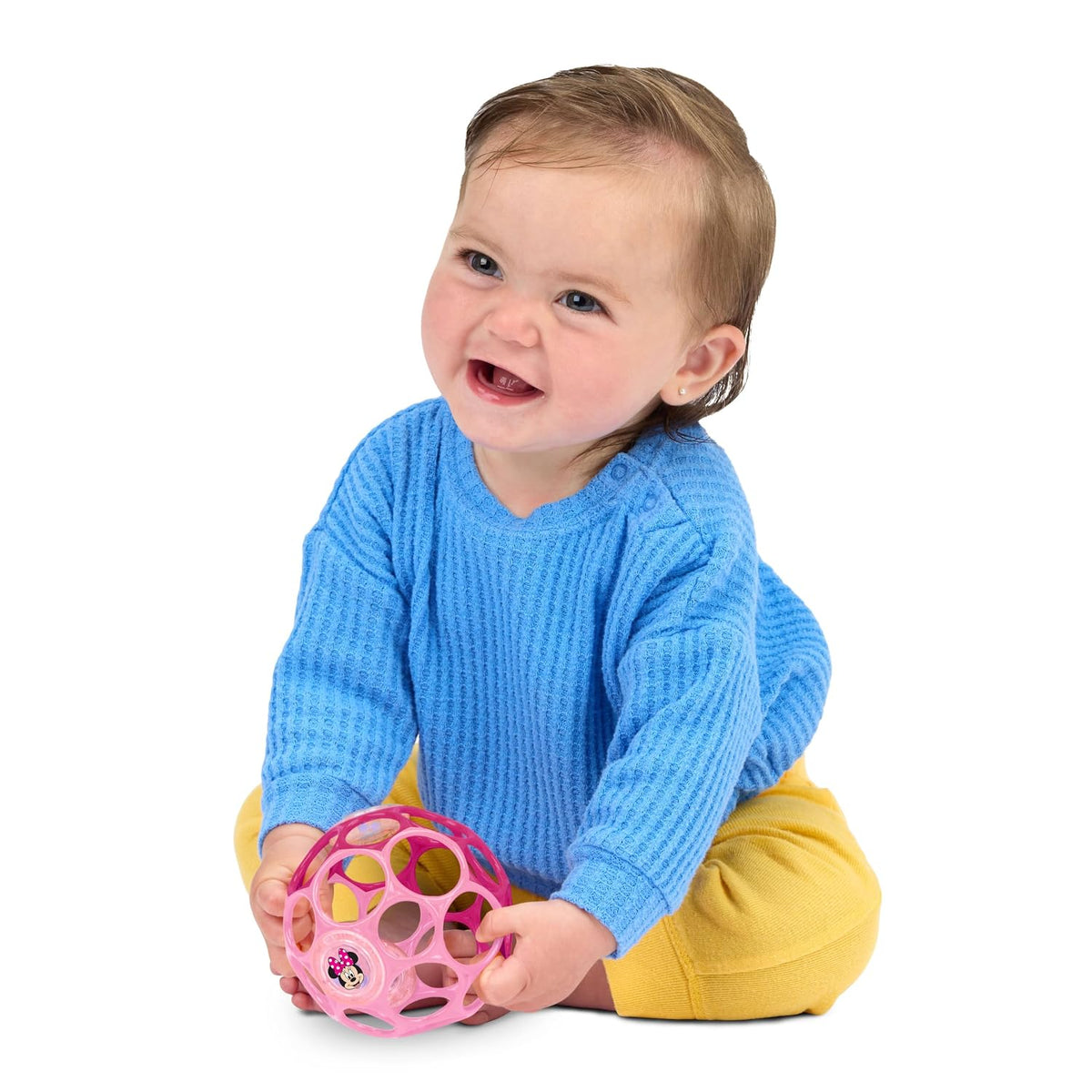 Bright Starts Oball Easy Grasp Classic Ball BPA-Free Infant Toy,Age Newborn and up, 4 Inches