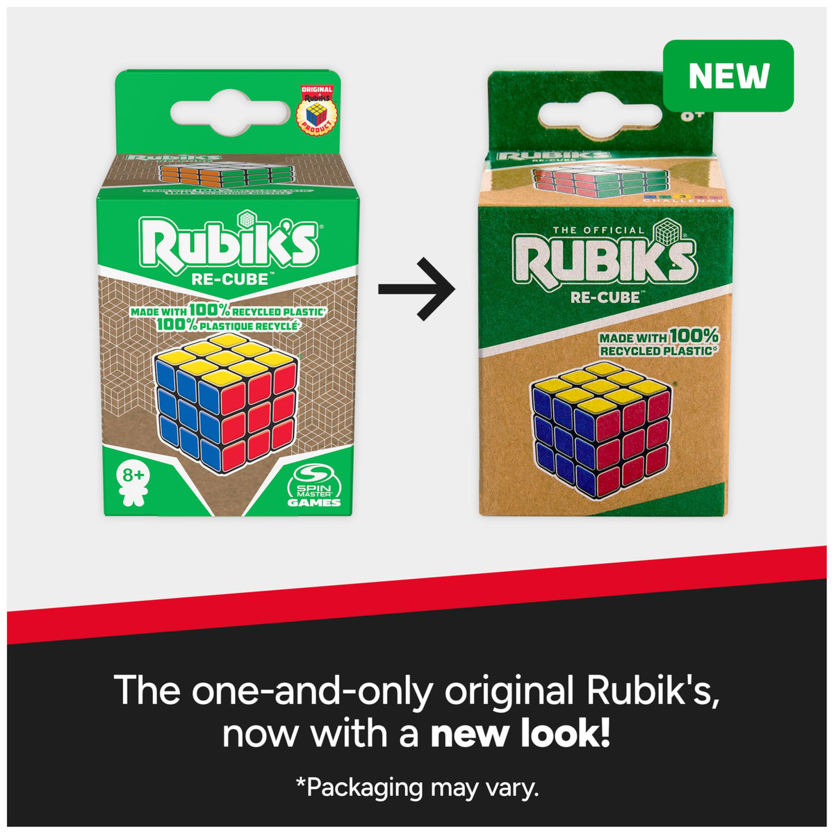 Rubik's Cube The Original 3x3 Puzzle Cube & Brain Teaser Fidget Toy