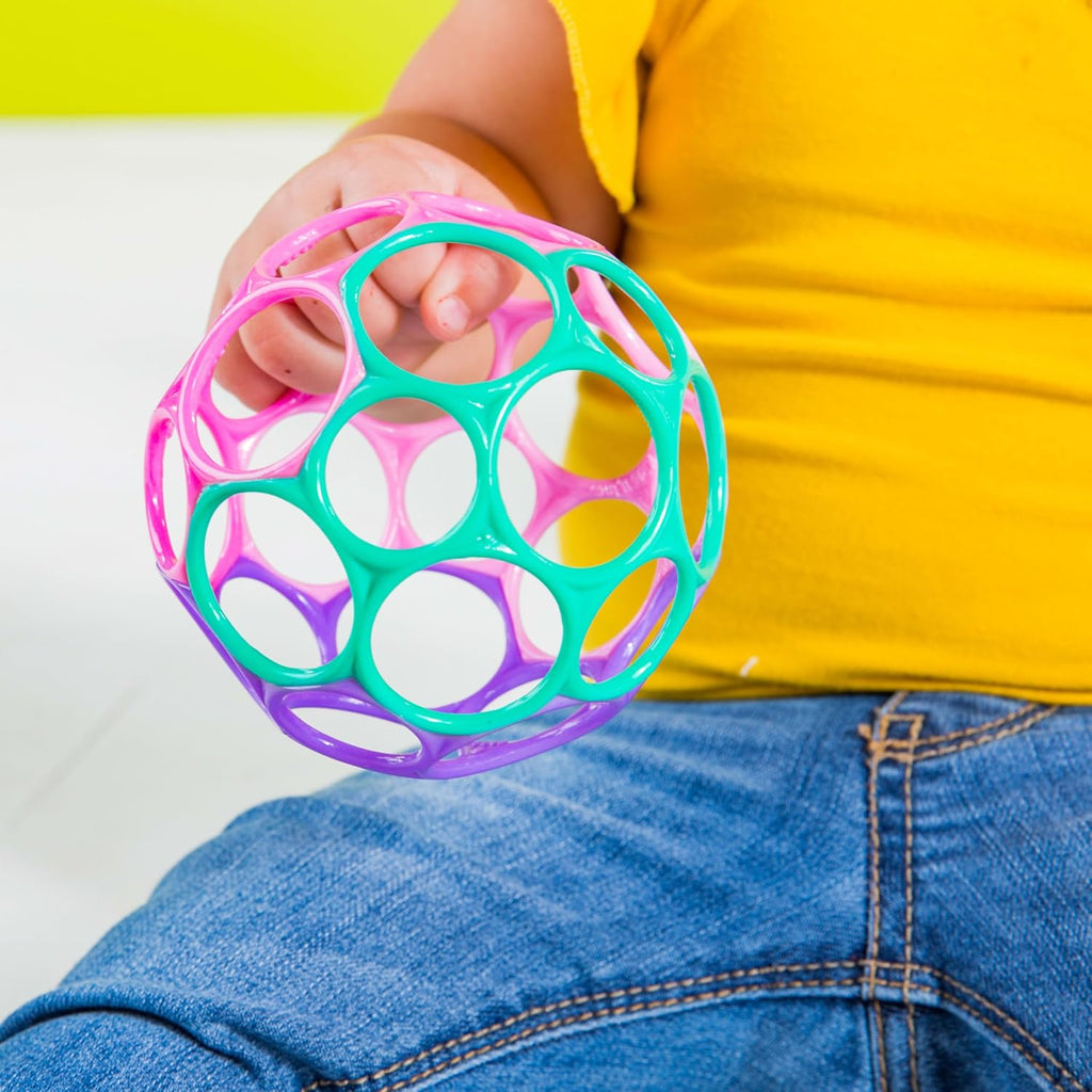 Bright Starts Oball Easy Grasp Classic Ball BPA-Free Infant Toy,Age Newborn and up, 4 Inches