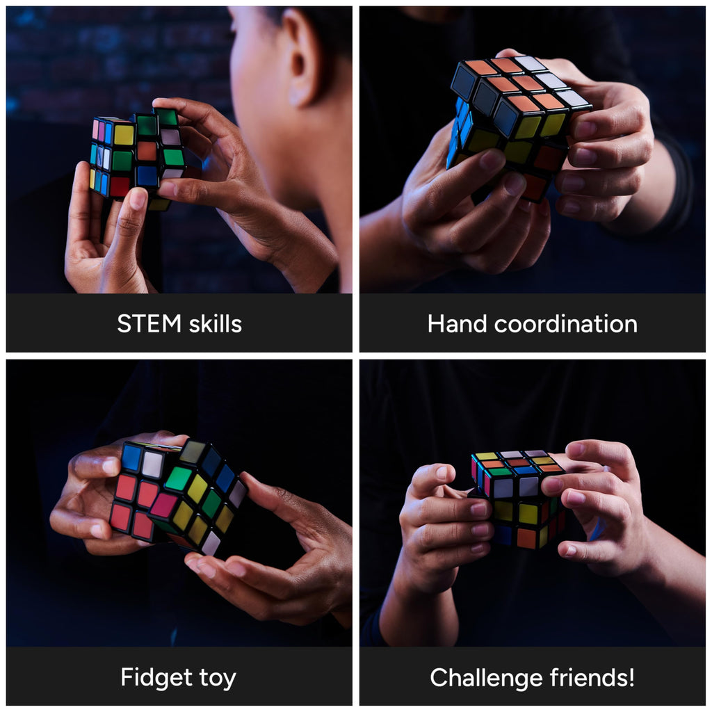 Rubik's Cube The Original 3x3 Puzzle Cube & Brain Teaser Fidget Toy